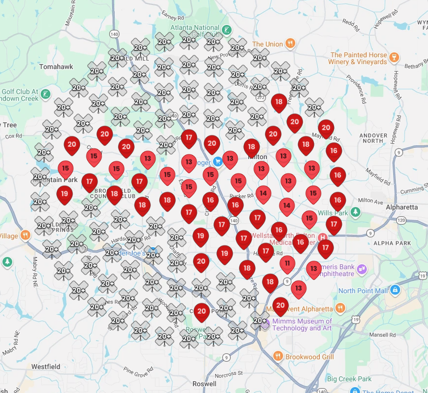 Roswell Georgia physical therapy clinic ranking before SEO optimization for sports rehabilitation near me