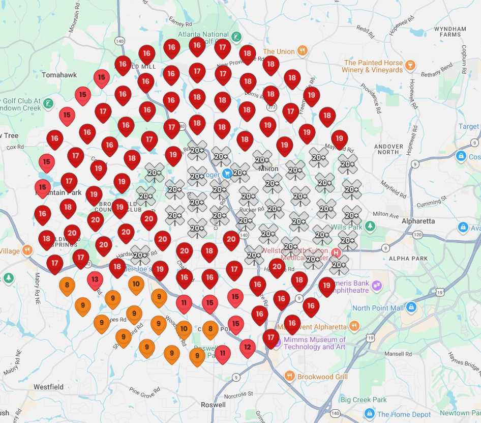 Roswell Georgia physical therapy clinic ranking before SEO optimization for injury rehabilitation