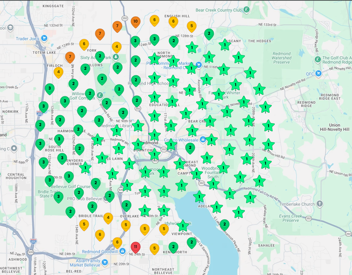 Redmond Washington medical clinic ranking after SEO optimization for primary care near me