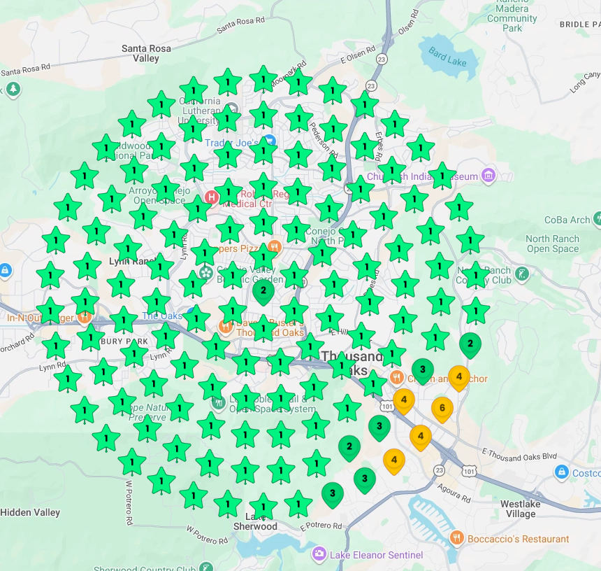 Thousand Oaks California med spa ranking after SEO optimization for aesthetic clinic near me